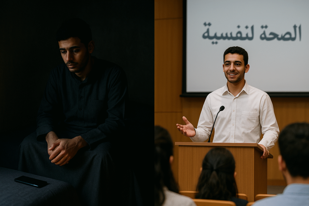 تعرضه لصدمة نفسية إثر فقدان عزيز عليه